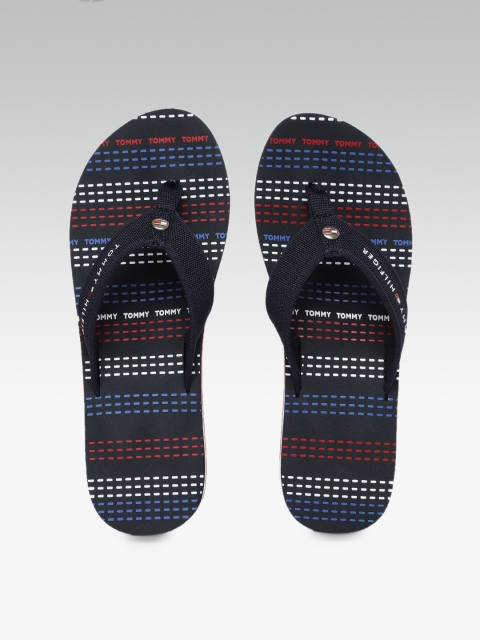 

Tommy Hilfiger Women Blue Printed Thong Flip-Flops