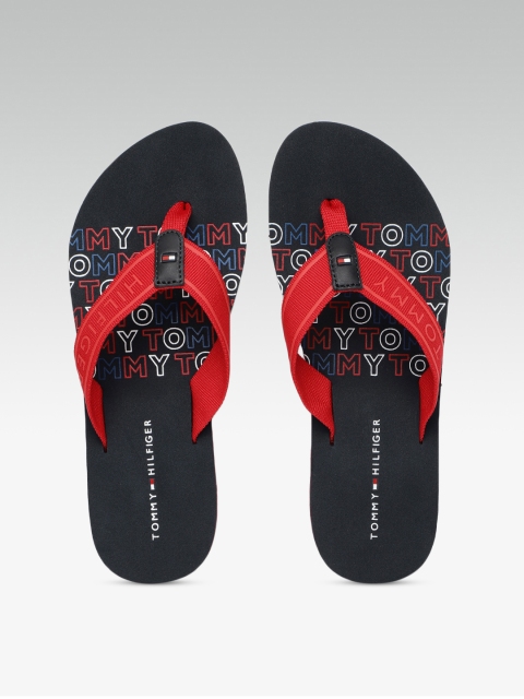 

Tommy Hilfiger Women Red Printed Thong Flip-Flops