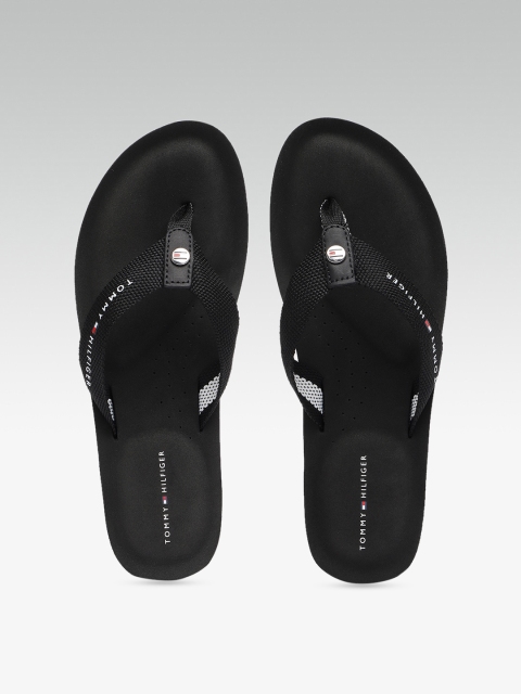 

Tommy Hilfiger Women Black Solid Thong Flip-Flops