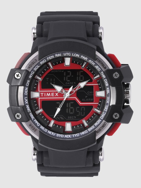 

Timex Men Black Analogue & Digital Multi Function Watch TW5M22700