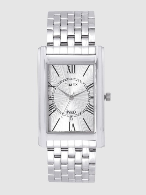 

Timex Men Silver-Toned Analogue Watch TW0TG6106