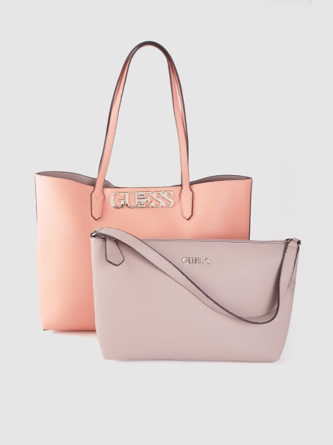 

GUESS Set of 2 Shoulder Bag, Peach