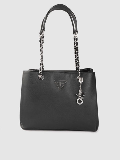 

GUESS Black Solid Shoulder Bag
