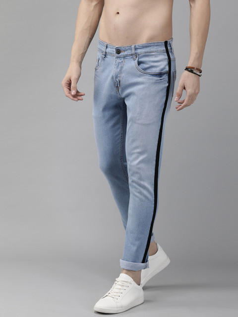 

Roadster Men Blue Skinny Fit Mid-Rise Clean Look Stretchable Jeans