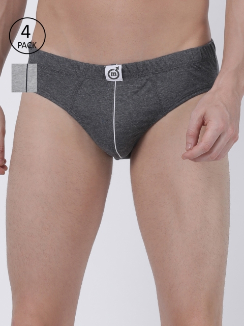 

Macroman M-Series Men Pack of 4 Assorted Basic Briefs M501-BM-BM-GM-GM-XL
