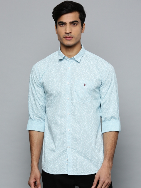 

Louis Philippe Sport Men White Slim Fit Printed Casual Shirt