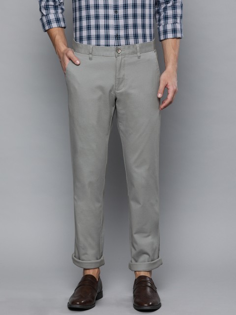 

Louis Philippe Sport Men Grey Slim Fit Solid Regular Trousers