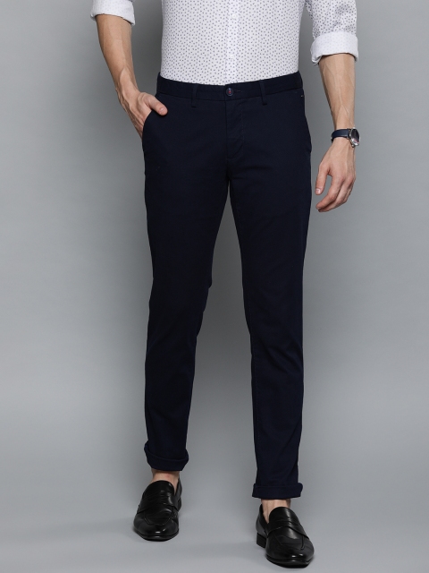 

Louis Philippe Sport Men Navy Blue Slim Fit Solid Regular Trousers