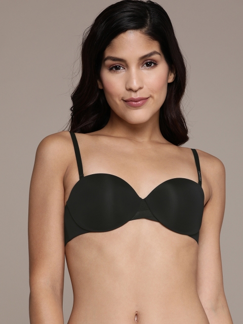 

Calvin Klein Underwear Black Solid Lightly Padded Everyday Bra NEW-QF1801001-001