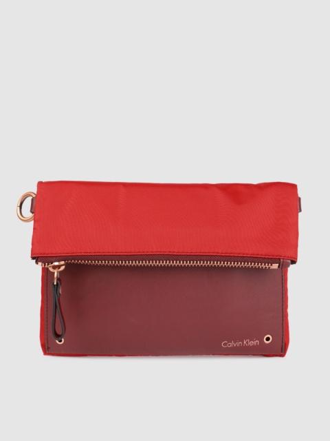 

Calvin Klein Jeans Red Solid Sling Bag