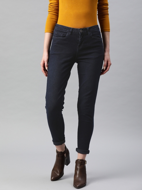 

Van Heusen Woman Blue Super Skinny Fit Mid-Rise Clean Look Stretchable Jeans