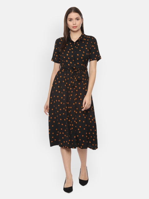 

Van Heusen Woman Women Black Printed Shirt Dress