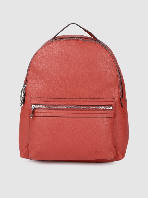 

Calvin Klein Jeans Women Red Solid Backpack