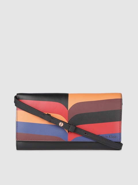 

Calvin Klein Jeans Women Multicoloured Printed Two Fold Wallet, Multi