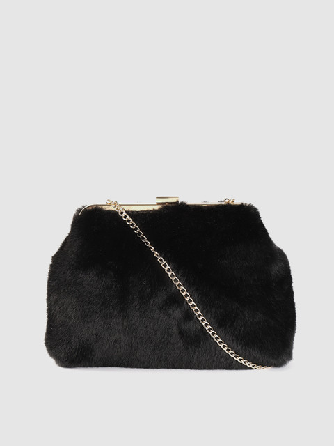 

Accessorize Black Solid Purse Clutch