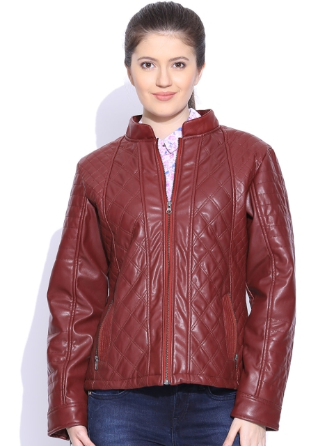 

Fort Collins Maroon Quilted Jacket