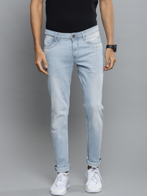 

Louis Philippe Jeans Men Blue Slim Fit Low-Rise Stretchable Jeans
