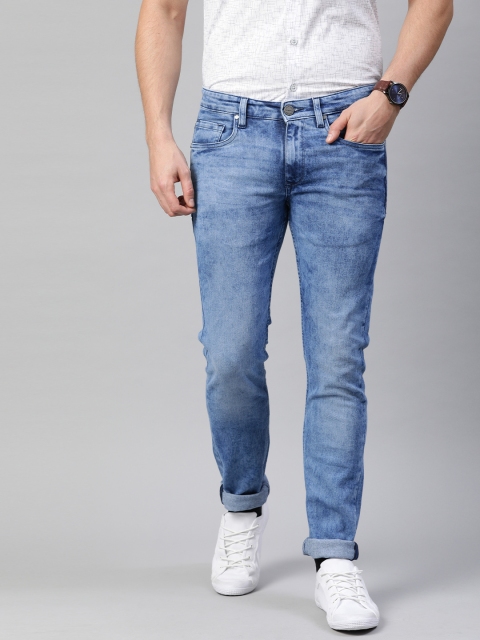 

Louis Philippe Jeans Men Blue Slim Fit Low-Rise Stretchable Jeans