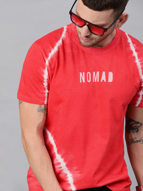 

Kook N Keech Men Red Dyed Round Neck T-shirt