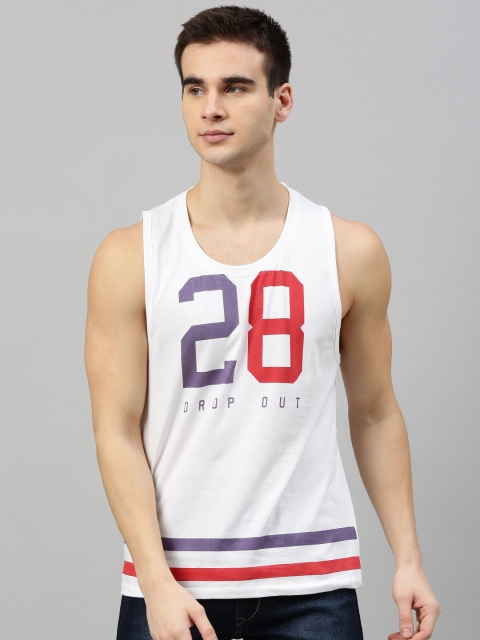 

Kook N Keech Men White Printed Round Neck T-shirt