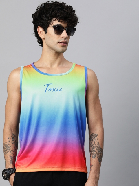 

Kook N Keech Men Multicoloured Dyed Round Neck T-shirt, Multi