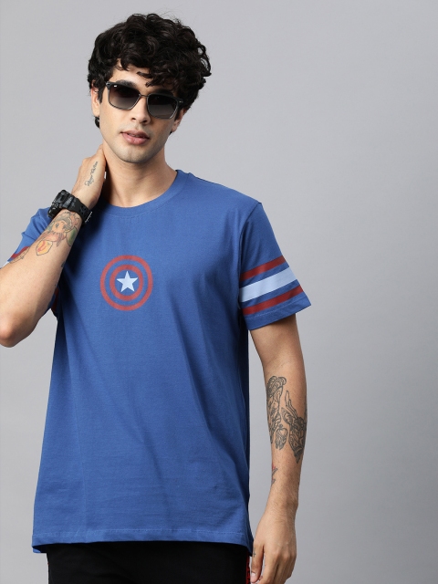 

Kook N Keech Marvel Men Black Printed Round Neck T-shirt
