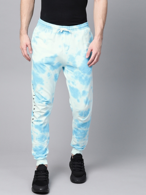 

Kook N Keech Men Blue & White Dyed Joggers