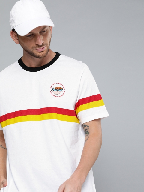 

Dexter by Kook N Keech Men White & Black Printed Round Neck T-shirt