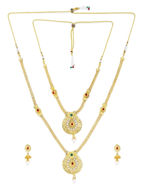 

Peora 18K Gold-Plated Brass Jewellery Set