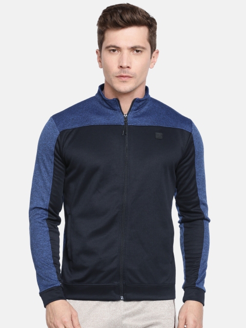 

Proline Active Men Navy Blue Colourblocked Sweatshirt