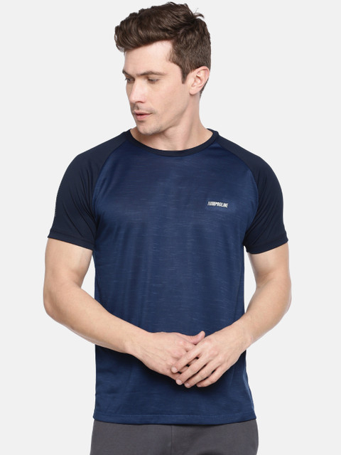 

Proline Active Men Navy Blue Pro-Dry Solid Round Neck T-shirt