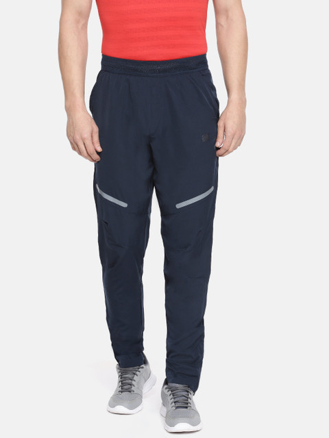 

Proline Active Men Navy Blue Solid Straight Fit Track Pants