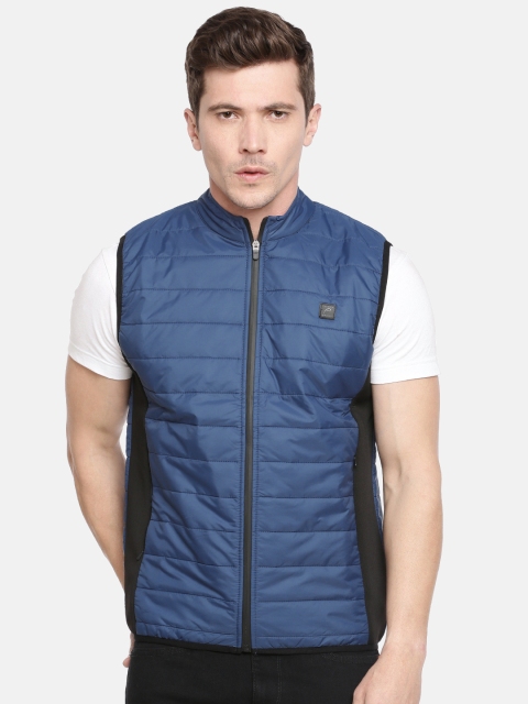 

Proline Active Men Blue Solid Puffer Jacket