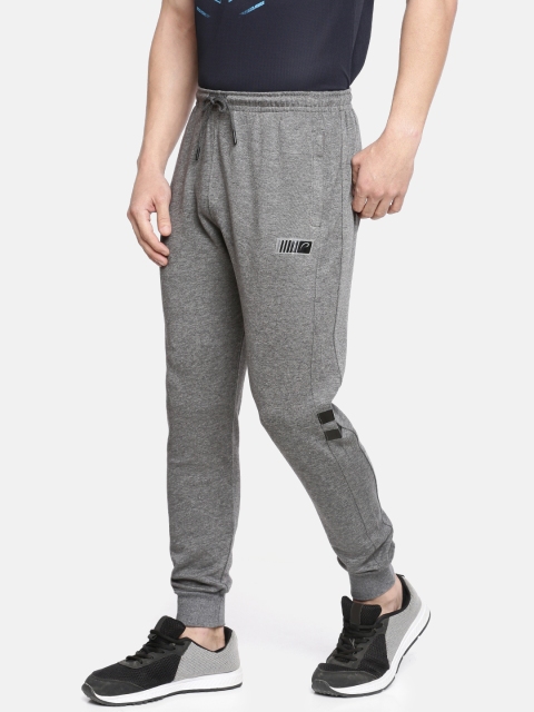 

Proline Active Men Grey Melange Slim Fit Solid Joggers