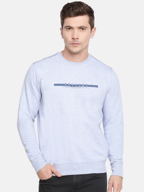 

Proline Active Men Blue Solid Sweatshirt