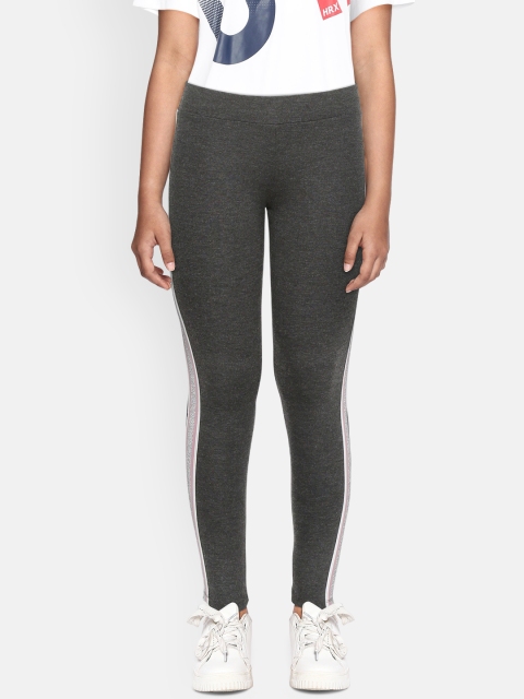 

Marks & Spencer Girls Charcoal Grey Solid Ankle Length Leggings