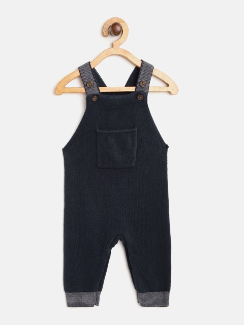 

Marks & Spencer Kids Navy Blue Solid Dungarees