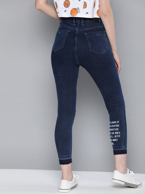 

Kook N Keech Women Blue Super Skinny Fit Mid-Rise Clean Look Stretchable Jeans