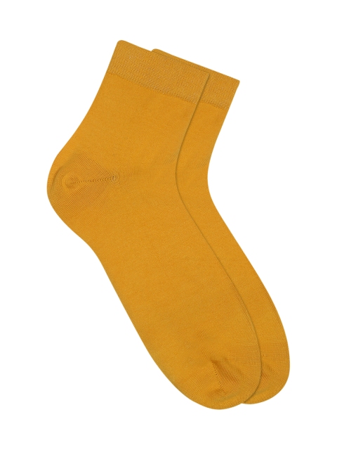 

Soxytoes Unisex Mustard-Coloured Above Ankle-Length Casual Socks