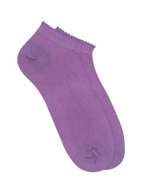 

Soxytoes Lavender Queen Women Lavender Solid Ankle-Length Casual Socks