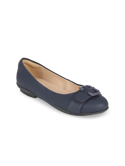 

Van Heusen Woman Navy Blue Solid Ballerinas
