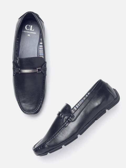

Carlton London Men Navy Blue Solid Driving Shoes