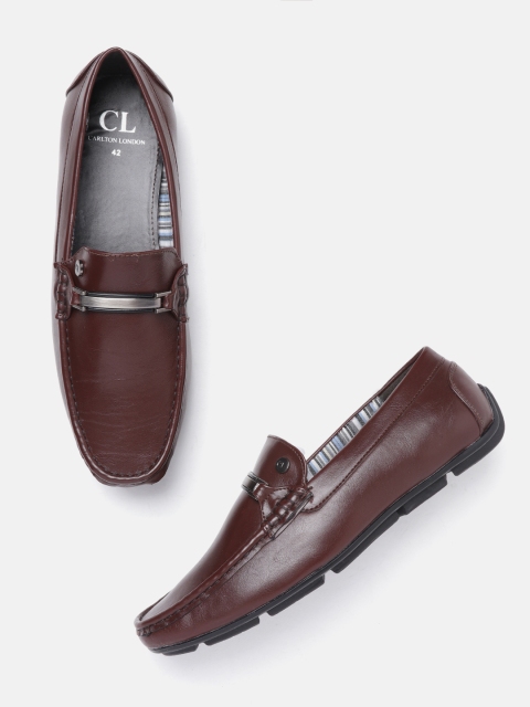 

Carlton London Men Brown Solid Driving Shoes