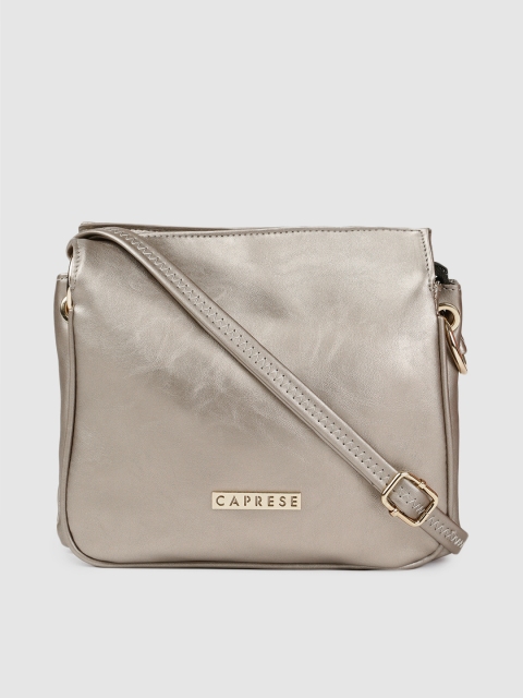 

Caprese Bronze-Toned Solid Sling Bag