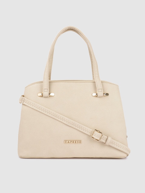

Caprese Off-White Solid Shoulder Bag