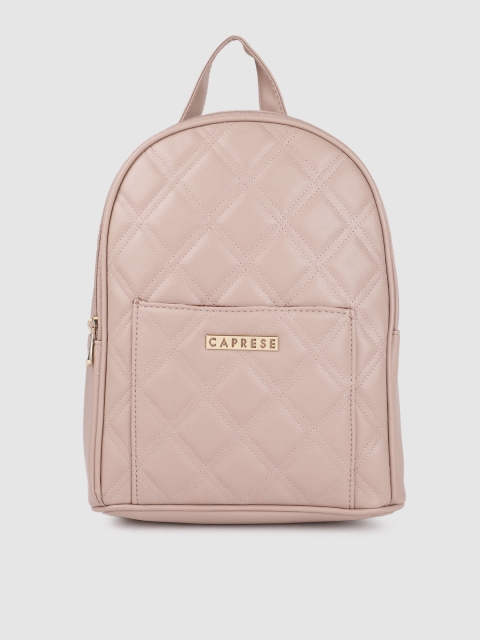 

Caprese Women Pink Quilted Backpack