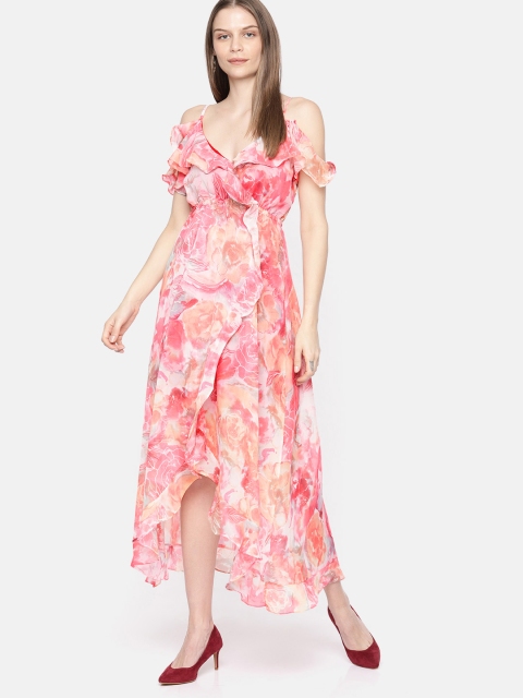 

JC Collection Women Pink Printed Maxi Dress