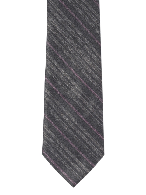 

Calvin Klein Jeans Men Grey Striped Broad Tie