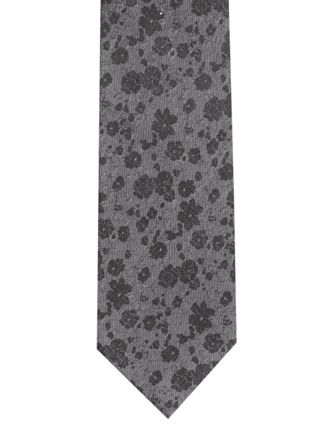 

Calvin Klein Jeans Charcoal Grey & Black Floral Woven Design Broad Tie