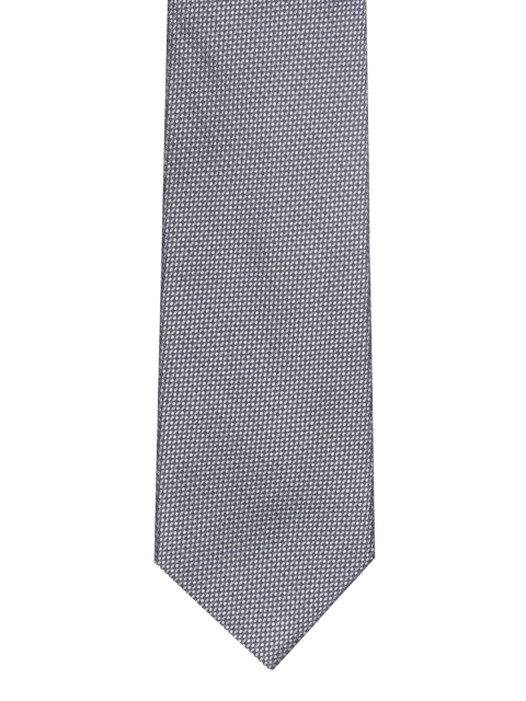 

Calvin Klein Jeans Grey Silk Woven Design Broad Tie